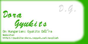 dora gyukits business card